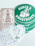Baked & Unbothered Sticker